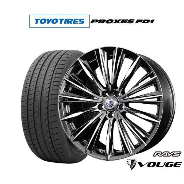サマータイヤ ホイール4本セット レイズ ベルサス ストラテジーア ヴォウジェ トーヨータイヤ プロクセス PROXES FD1  225/45R19