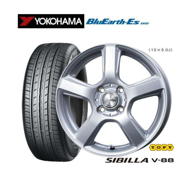サマータイヤ ホイール4本セット トピー シビラ V-88 ヨコハマ