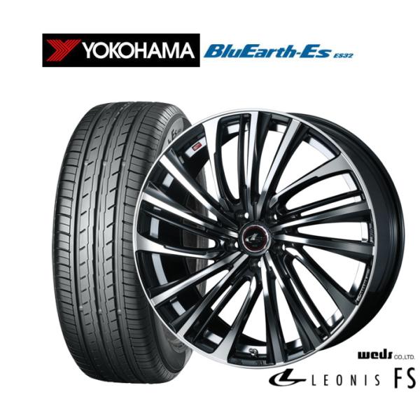 サマータイヤ ホイール4本セット ウェッズ レオニス FS ヨコハマ BluEarth-ES ブルーアースイーエス ES32 215/55R17