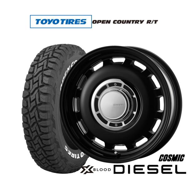 ② 2本 ディーンクロスカントリー 165/80R14 オープンカントリーR/T OPEN COUNTRY ホイールセット 165/80R14 97/95N 14インチ 4H100