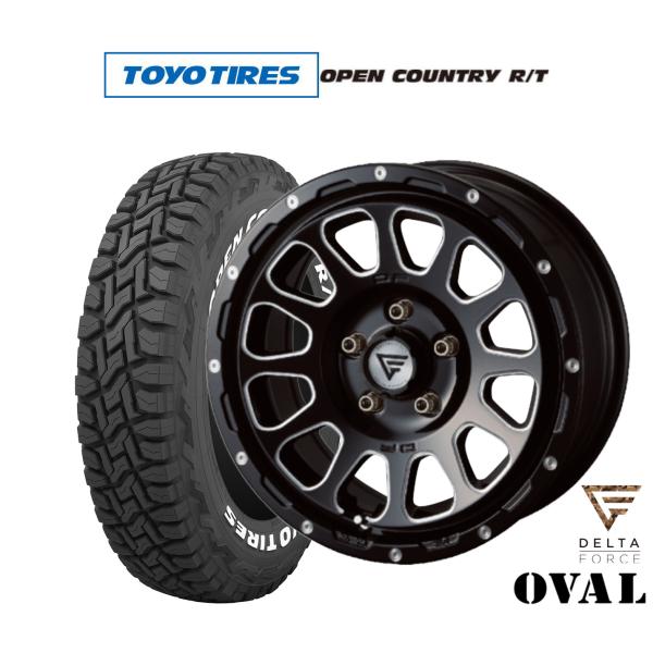 オフロードタイヤ ホイール4本セット FORCE デルタフォース OVAL(オーバル) トーヨータイヤ OPEN COUNTRY オープンカントリー RT  225/70R16