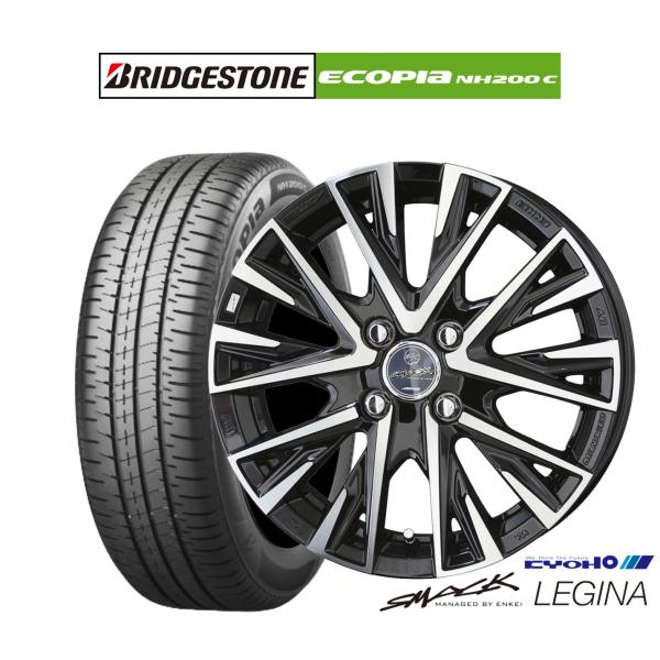商談中}BSエコピアNH200C 145/80R13+アルミホイール 4本SET