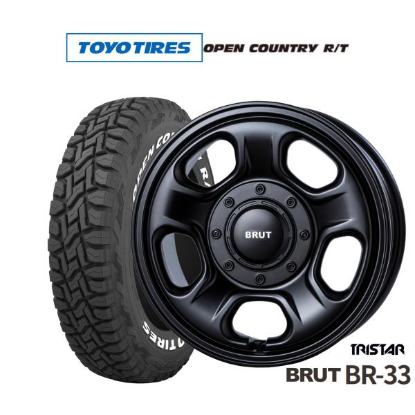 サマータイヤ ホイール4本セット トライスター BRUT BR-33 トーヨー 