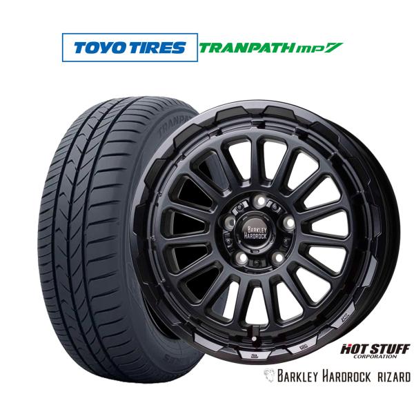 サマータイヤ ホイール4本セット ホットスタッフ バークレイハードロック リザード トーヨータイヤ トランパス TRANPATH mp7  225/55R17