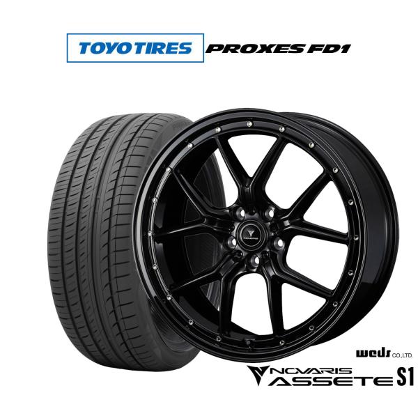 サマータイヤ ホイール4本セット ウェッズ ノヴァリス アセット S1 トーヨータイヤ プロクセス PROXES FD1  225/45R19