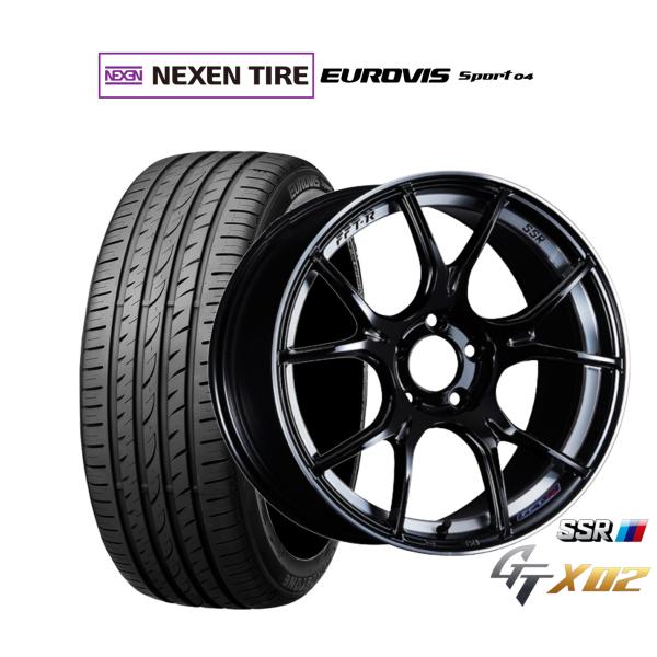 サマータイヤ ホイール4本セット タナベ SSR GT X02 NEXEN ネクセン ロードストーン ユーロビズ Sport 04 205/55R17