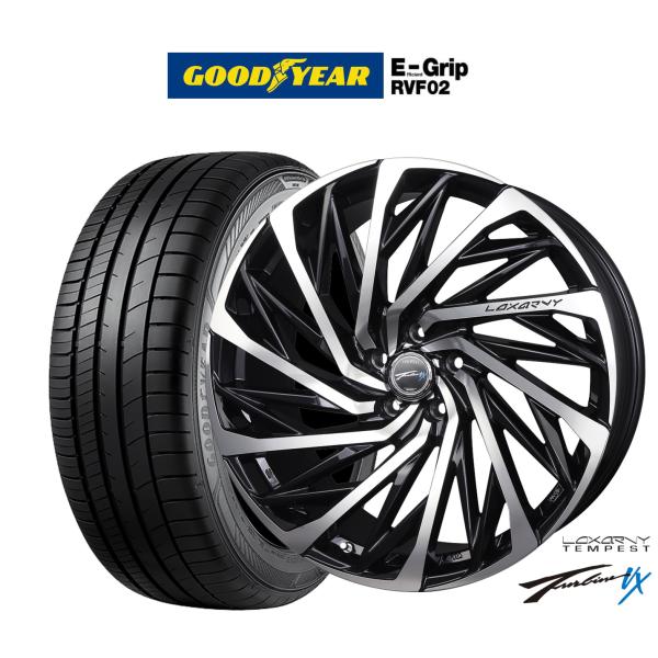 ロクサーニ サマータイヤ ホイール4本セット BADX テンペストタービン