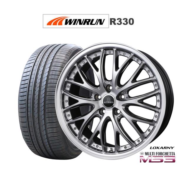 サマータイヤ ホイール4本セット BADX ロクサーニ マルチフォルケッタ MS3 WINRUN ウインラン R330 225/40R19