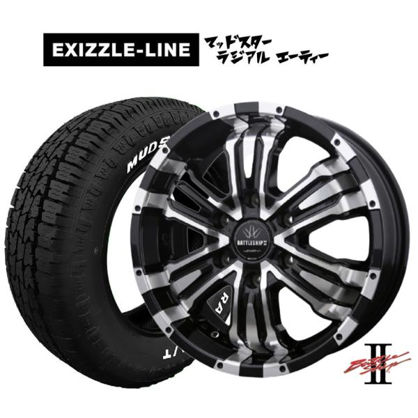 ロクサーニ オフロードタイヤ ホイール4本セット BADX バトルシップII