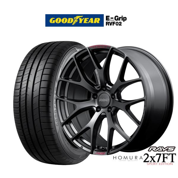 サマータイヤ ホイール4本セット レイズ HOMURA ホムラ 2×7 FT SPORT EDITION グッドイヤー エフィシエント グリップ RVF02 2