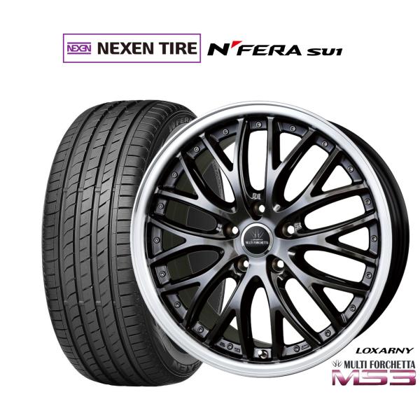 サマータイヤ ホイール4本セット BADX ロクサーニ マルチフォルケッタ MS3 NEXEN ネクセン N FERA SU1 215/40R18