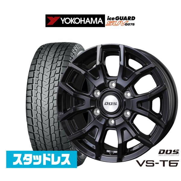 スタッドレスタイヤ ホイール4本セット BADX D,O,S(DOS) VS-T6