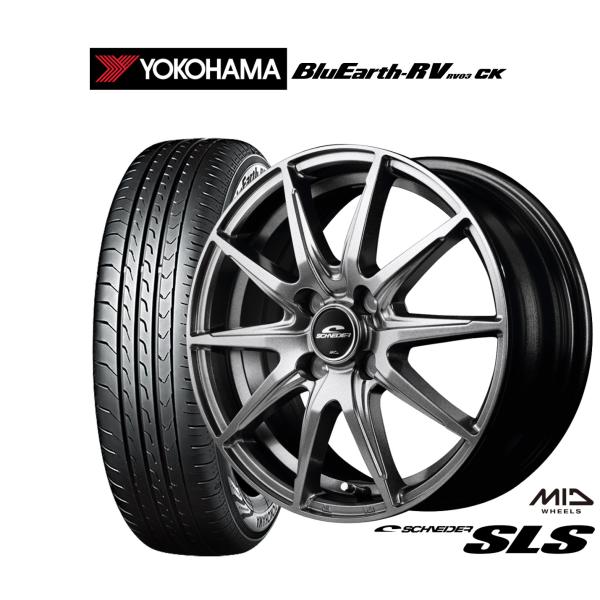 サマータイヤ ホイール4本セット MID シュナイダー SLS ヨコハマ サマータイヤ ホイール4本セット MID シュナイダー SLS ヨコハマ
