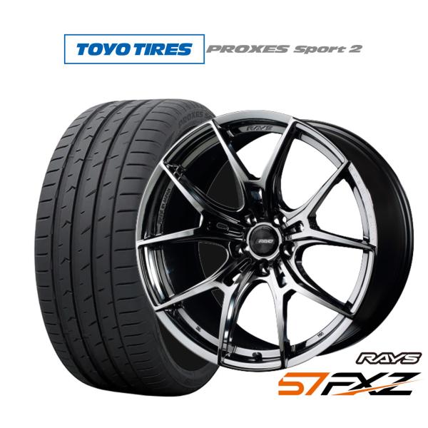 RAYS サマータイヤ ホイール4本セット レイズ グラムライツ 57 FXZ
