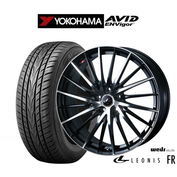 Weds レオニス 19インチ 225/45R19 4本セット ヨコハマRV02 WEDS（ウェッズ） サマータイヤ ホイール4本セット レオニス FR