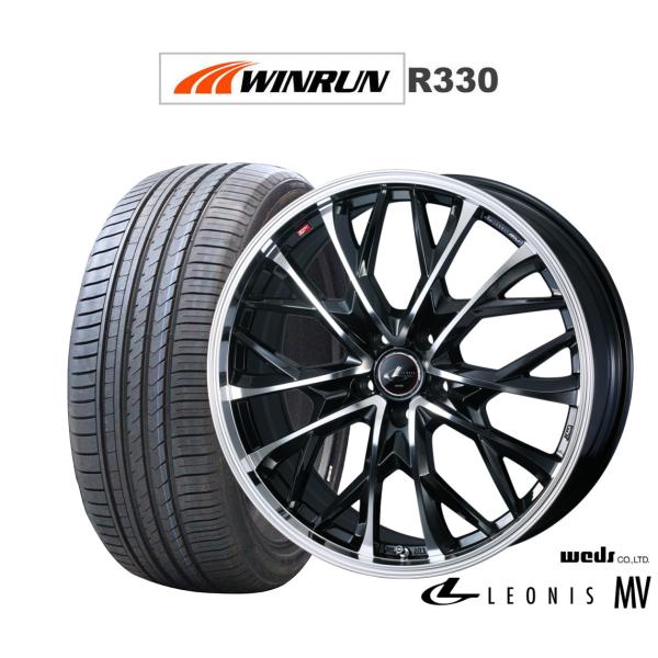サマータイヤ ホイール4本セット ウェッズ レオニス MV WINRUN ウインラン R330 225/45R19