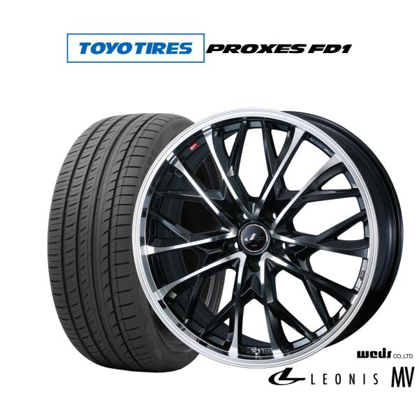 サマータイヤ ホイール4本セット ウェッズ レオニス MV トーヨータイヤ プロクセス PROXES FD1  225/40R19