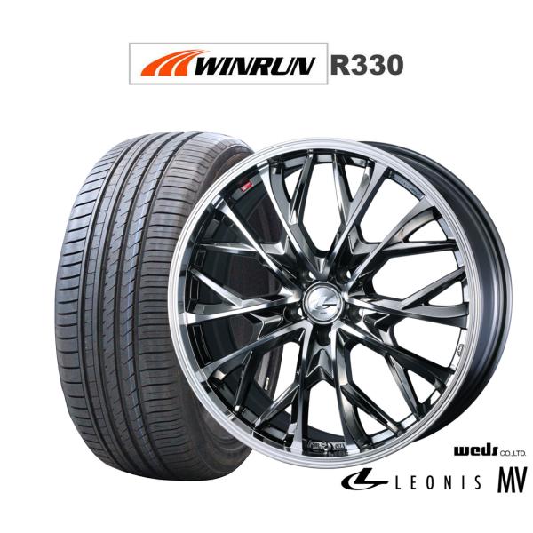 サマータイヤ ホイール4本セット ウェッズ レオニス MV WINRUN ウインラン R330 225/45R19