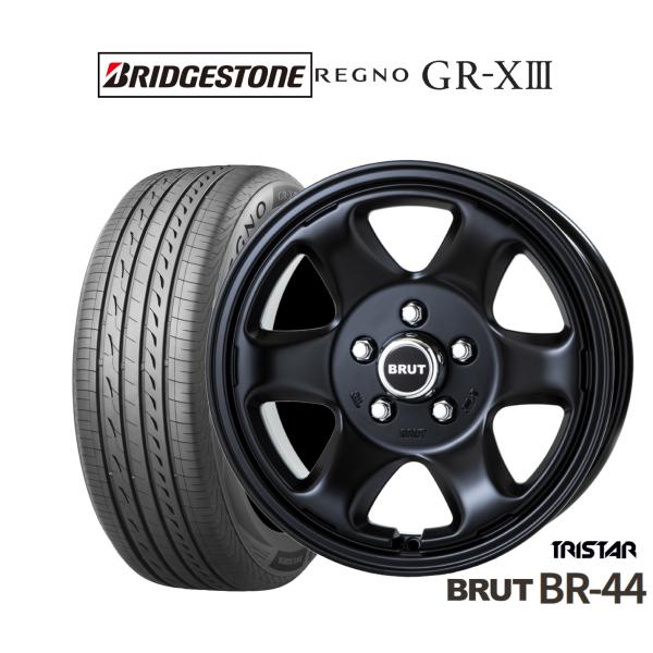 ブリヂストン REGNO 16インチ サマータイヤ サマータイヤ ホイール4本セット トライスター BRUT BR-44