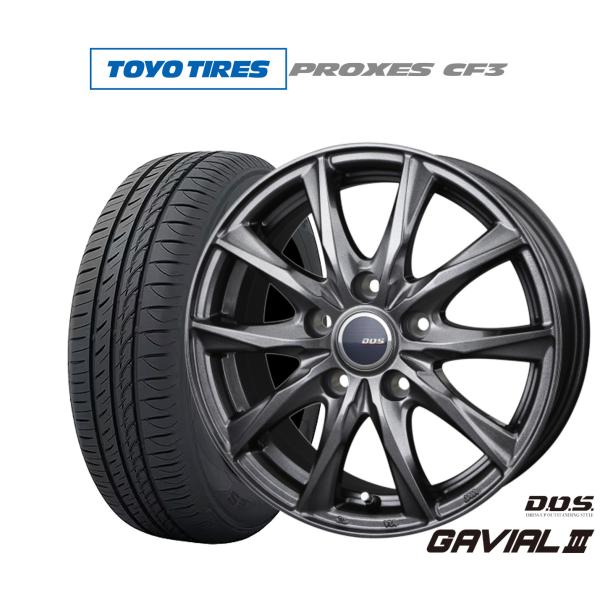 サマータイヤ ホイール4本セット BADX D,O,S(DOS) ガビアルIII トーヨータイヤ プロクセス PROXES CF3 205/60R16