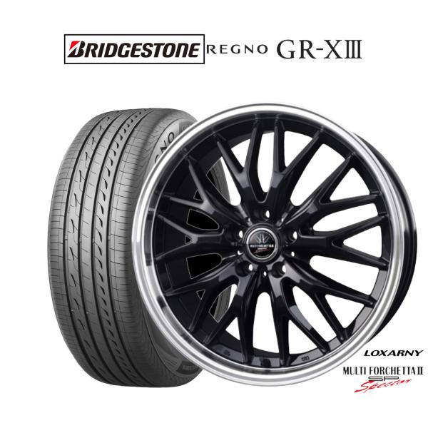 サマータイヤ ホイール4本セット BADX ロクサーニ マルチフォルケッタ２ SP-SPECTOR ブリヂストン REGNO レグノ GR-XIII(GR-X3