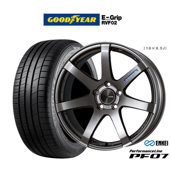 ENKEI（エンケイ） サマータイヤ ホイール4本セット PF07 グッドイヤー