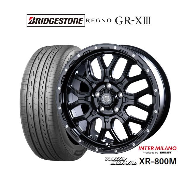 18インチ ホイールセット REGNO GR-800 サマータイヤ ホイール4本セット インターミラノ マッドバーン XR-800M