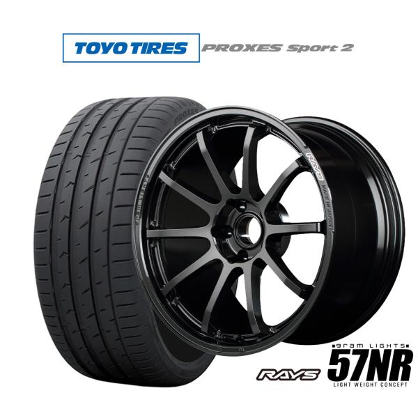 サマータイヤ ホイール4本セット レイズ グラムライツ 57 NR トーヨー 