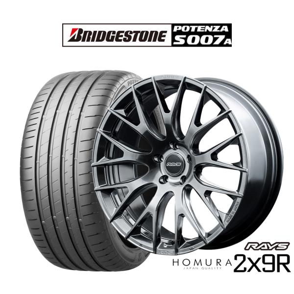 RAYS サマータイヤ ホイール4本セット レイズ HOMURA ホムラ 2×9 R