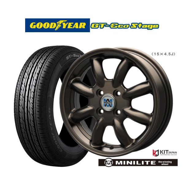 サマータイヤ ホイール4本セット ミニライト グッドイヤー GT-エコ