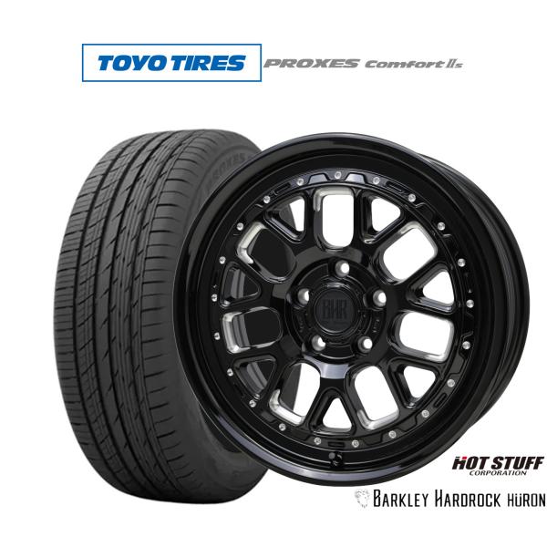 サマータイヤ ホイール4本セット ホットスタッフ バークレイハードロック ヒューロン トーヨータイヤ プロクセス コンフォート 2s 215/50R17