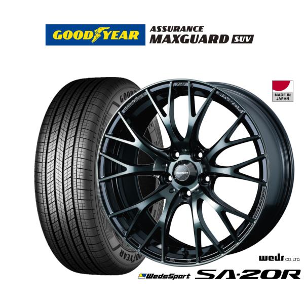 サマータイヤ ホイール4本セット ウェッズ ウェッズスポーツ SA-20R グッドイヤー アシュアランス マックスガード SUV 225/50R18