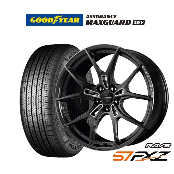 サマータイヤ ホイール4本セット レイズ グラムライツ 57 FXZ グッドイヤー ASSURANCE アシュアランス MAXGUARD SUV 225/50R