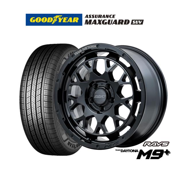 サマータイヤ ホイール4本セット レイズ チームデイトナ M9+ グッドイヤー アシュアランス マックスガード SUV 225/50R18
