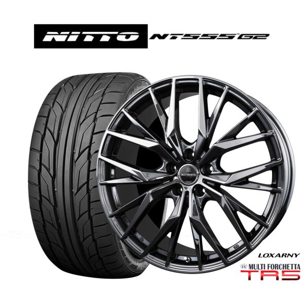 サマータイヤ ホイール4本セット BADX ロクサーニ マルチフォルケッタ TR5 NITTO NT555 G2  235/35R20