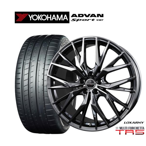 サマータイヤ ホイール4本セット BADX ロクサーニ マルチフォルケッタ TR5 ヨコハマ ADVAN アドバン Sport (V107) 235/35R20