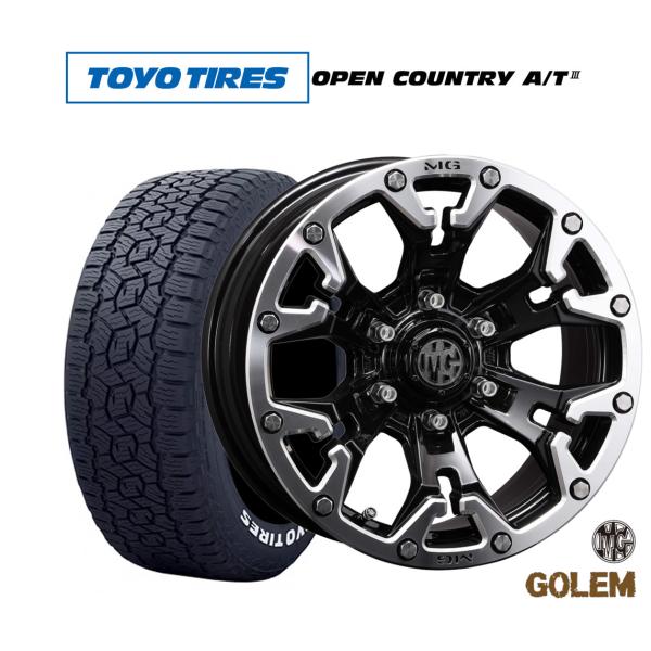 GOLEM Jr ホイール Open Country タイヤホイールセット サマータイヤ ホイール4本セット クリムソン MG ゴーレム トーヨー