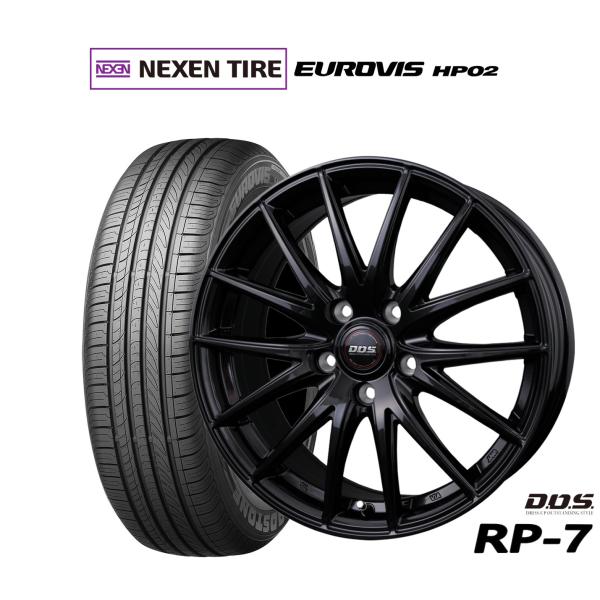 2022年製 ★DOS 17インチホイール& 225/60R17 NEXEN サマータイヤ ホイール4本セット BADX D,O,S(DOS) RP-7 NEXEN ネクセン