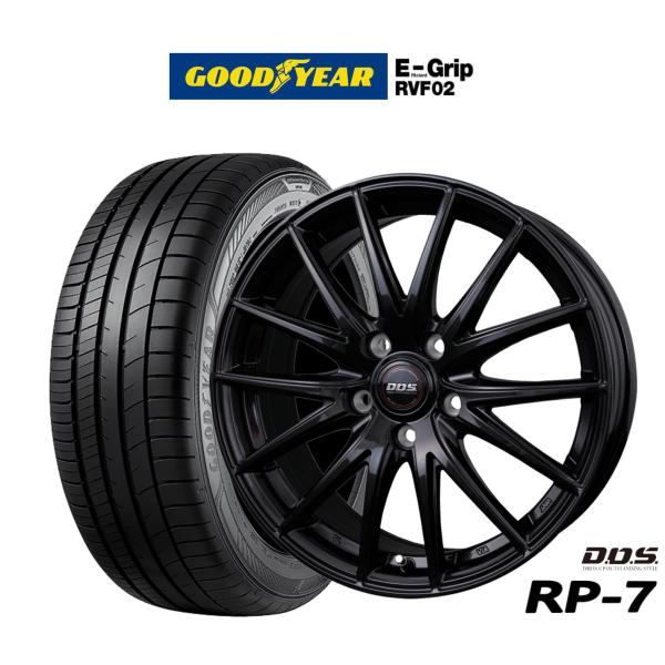 サマータイヤ ホイール4本セット BADX D,O,S(DOS) RP-7 グッドイヤー エフィシエント グリップ RVF02 215/45R18