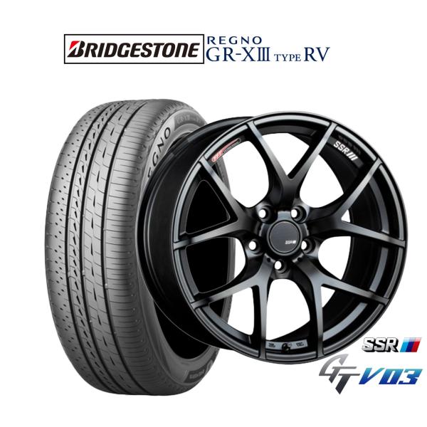 SSR サマータイヤ ホイール4本セット タナベ SSR GT V03 ブリヂストン