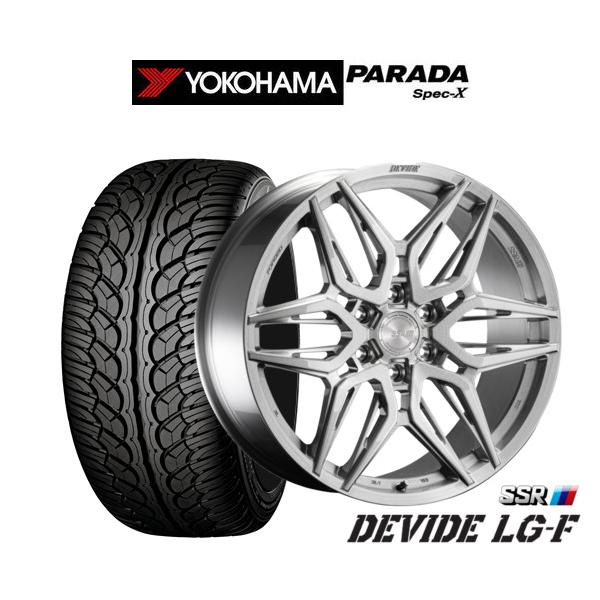305/40R22 114V 22インチ ホイールセット MAXTREK SSR サマータイヤ ホイール4本セット タナベ ディバイド LG-F ヨコハマ