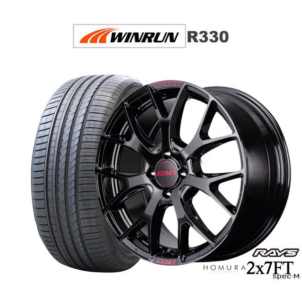 RAYS サマータイヤ ホイール4本セット レイズ HOMURA ホムラ 2×7 FT