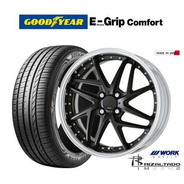 サマータイヤ ホイール4本セット ワーク リザルタード メッシュ2 グッドイヤー エフィシエント グリップ コンフォート 165/50R16