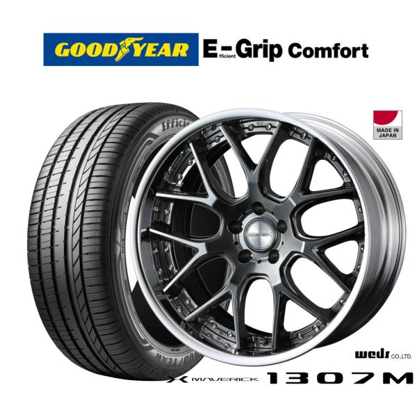 サマータイヤ ホイール4本セット ウェッズ マーベリック 1307M グッドイヤー エフィシエント グリップ コンフォート 225/40R19