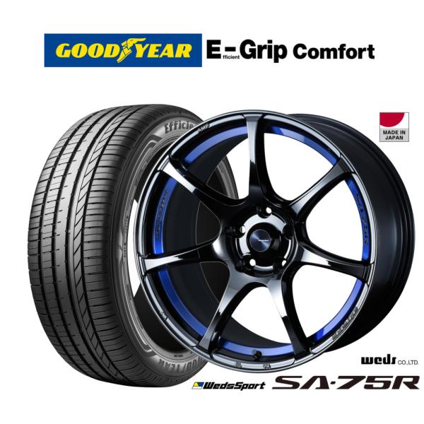 [美品]WEDS SPORT SA-75R 18インチ245/40R18夏タイヤ WEDS 245/40R18 WedsSport SA-75R HBC2 18インチ 5穴 114.3/100