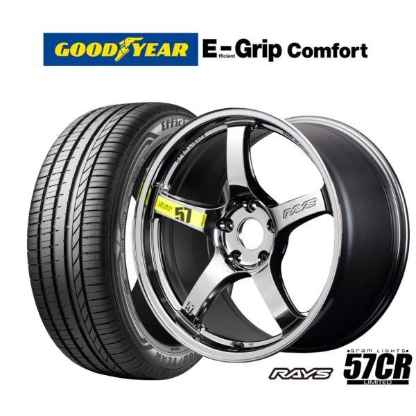 RAYS サマータイヤ ホイール4本セット レイズ グラムライツ 57 CR