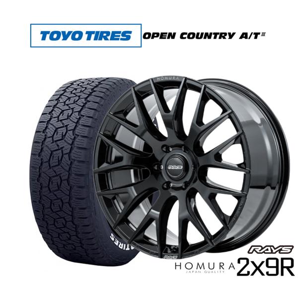 RAYS オフロードタイヤ ホイール4本セット レイズ HOMURA ホムラ 2×9 R