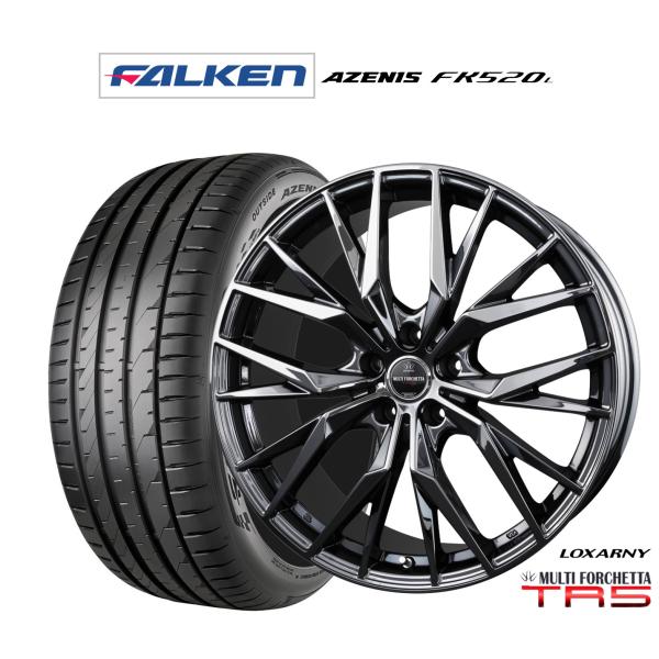 サマータイヤ ホイール4本セット BADX ロクサーニ マルチフォルケッタ TR5 ファルケン AZENIS アゼニス FK520L 235/35R20