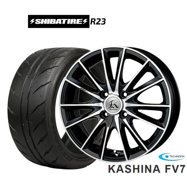サマータイヤ ホイール4本セット テクノピア カシーナ FV-7 SHIBATIRE
