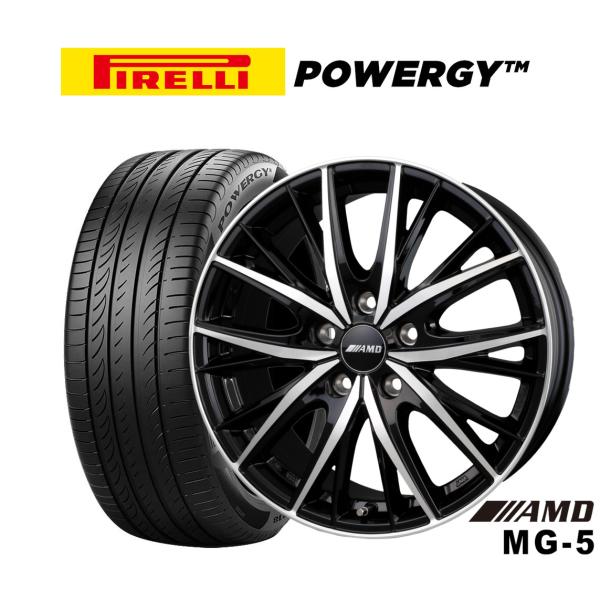 サマータイヤ ホイール4本セット BADX AMD MG-5 ピレリ POWERGY